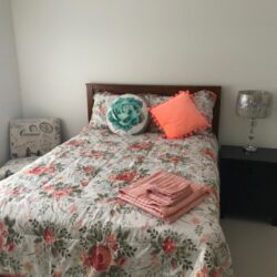 A furnished bedroom of an ICF/DD home in Reseda.